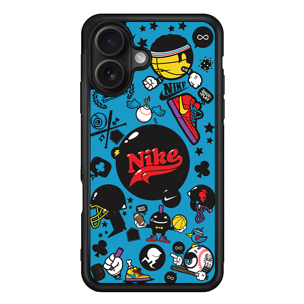 Nike Assembly of Struggle iPhone 16 Case - Oxvistore