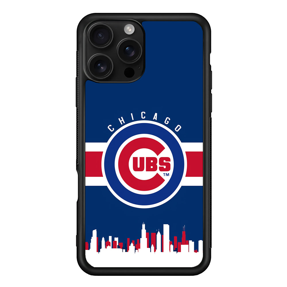 Chicago Cubs Logo iPhone 16 Pro Case | Durable Protective Case for iPhone 16 Pro