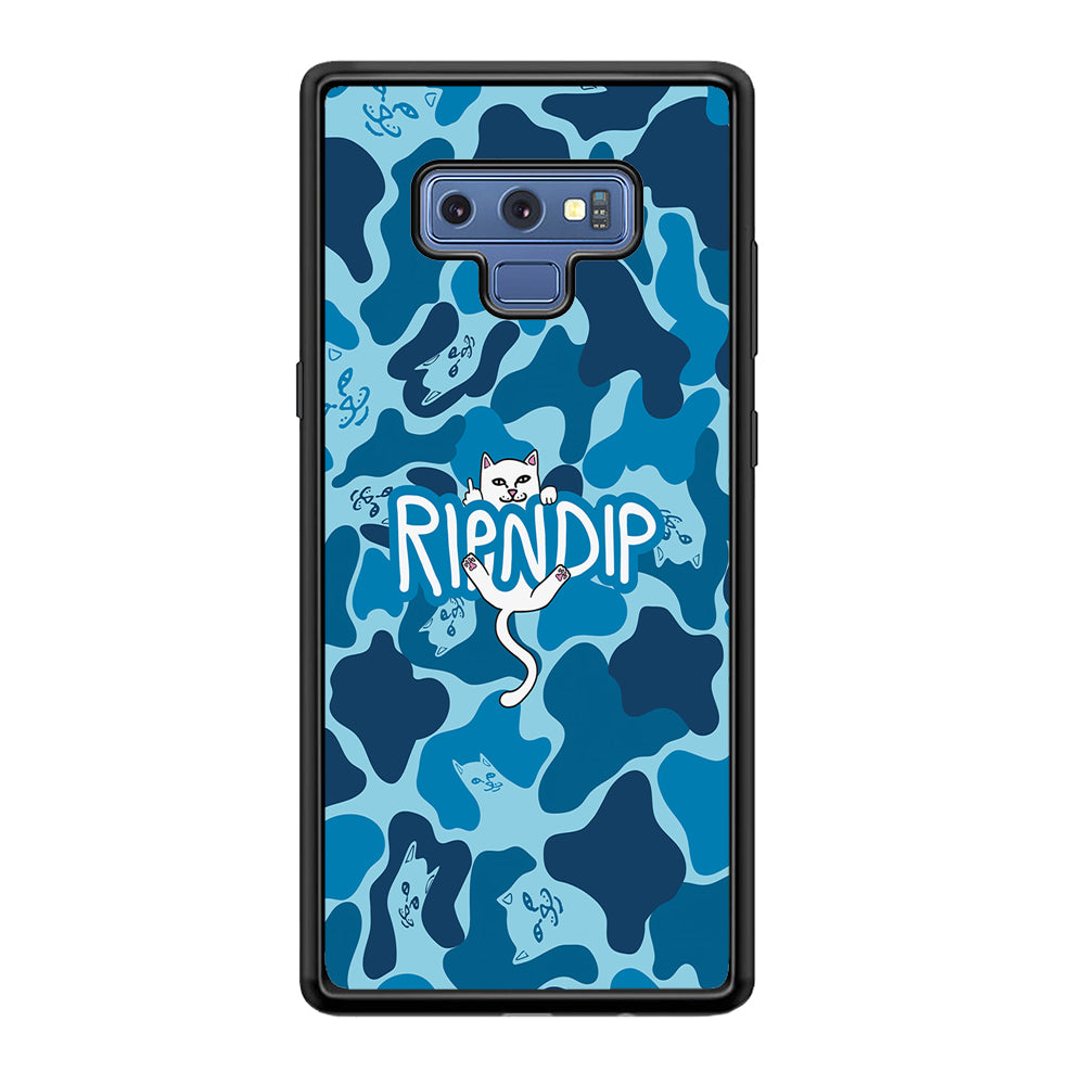 Rip N Dip Blue Camo Samsung Galaxy Note 9 Case | Slim Rubber Case for Samsung Galaxy Note 9