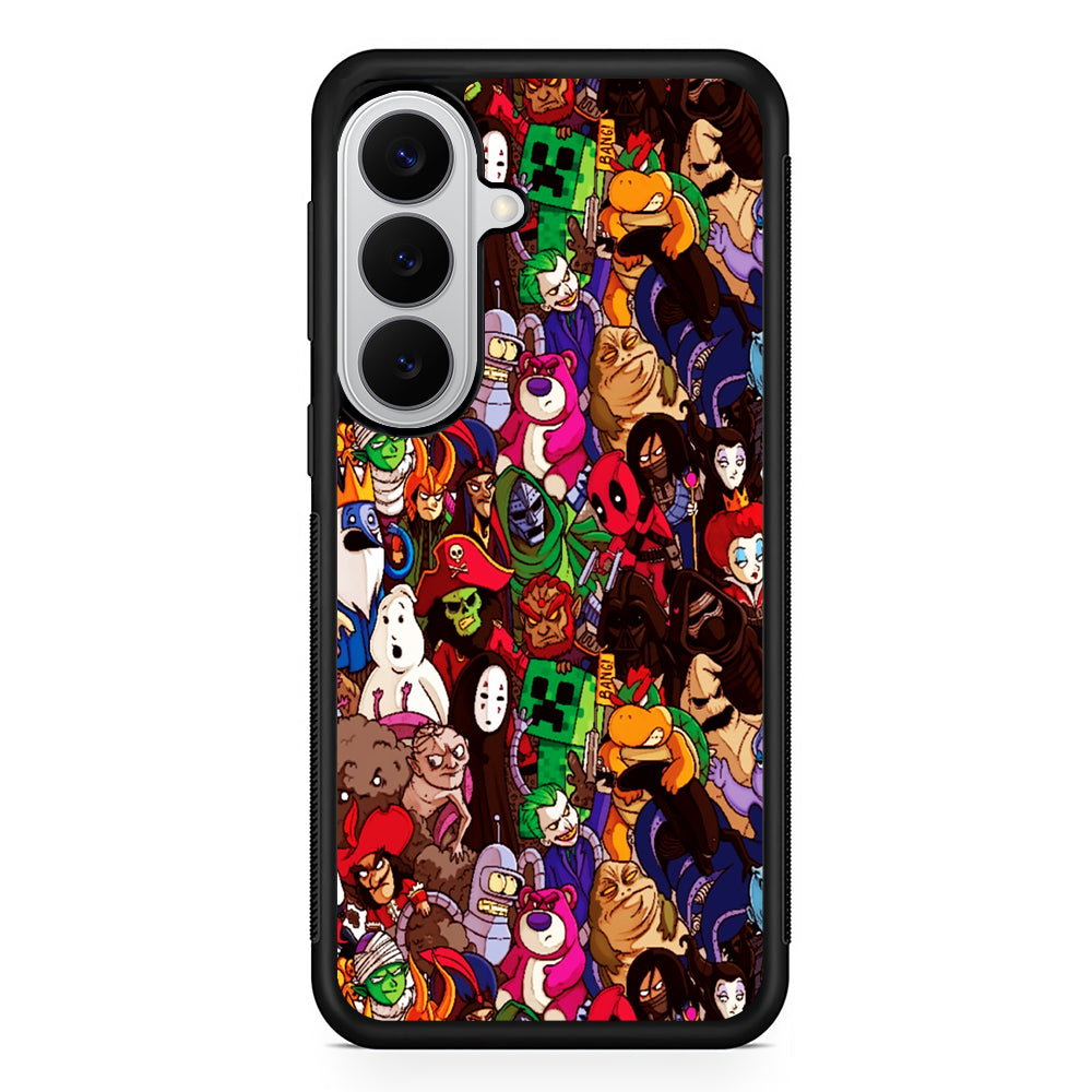 Cartoon Villain Collection Samsung Galaxy S26 Case | Protective Rubber Cover