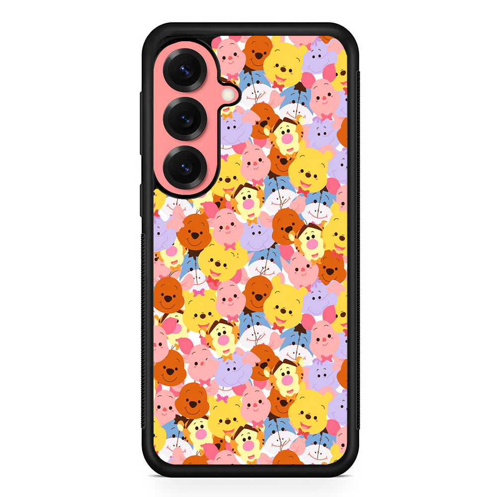 Faces of Winnie The Pooh and Friends Samsung Galaxy S25 Case | Protective Case for Samsung Galaxy S25