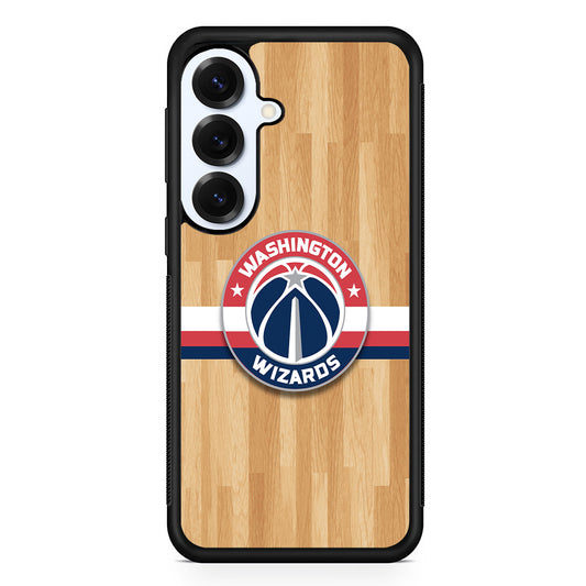 Washington Wizards Wood Samsung Galaxy S25 Plus Case | Slim Rubber Cover for Samsung Galaxy S25 Plus