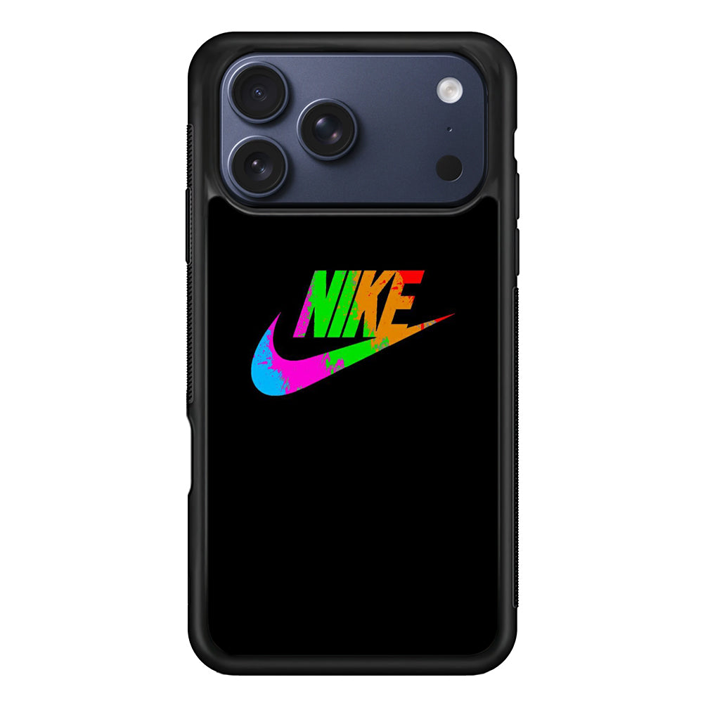 Nike Word Rainbow iPhone 17 Pro Max Case | Durable Rubber Case for iPhone 17 Pro Max