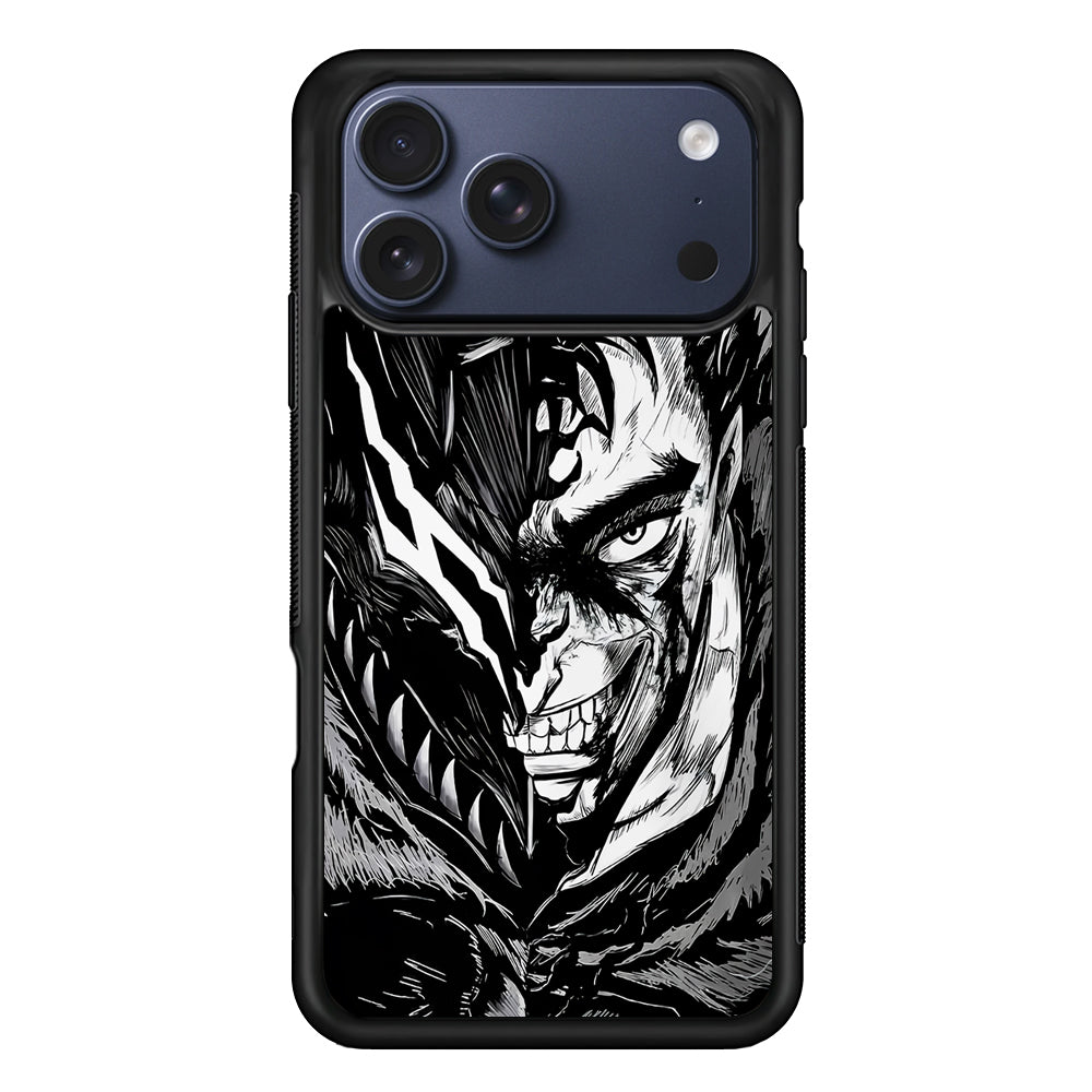Guts Berserk Black Swordsman iPhone 17 Pro Max Case | Slim Protective Cover for iPhone 17 Pro Max