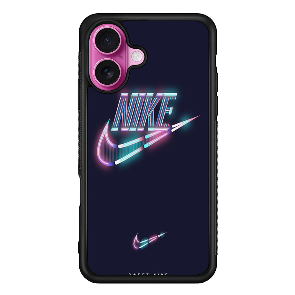 Nike Glowing iPhone 17 Case - Slim Rubber Case for iPhone 17