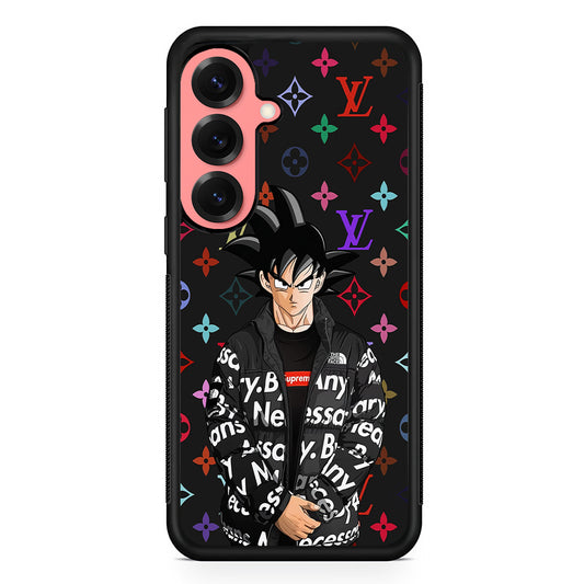 Louis Vuitton Goku Hypebeast Samsung Galaxy S25 Case | Slim Rubber Case for Samsung Galaxy S25