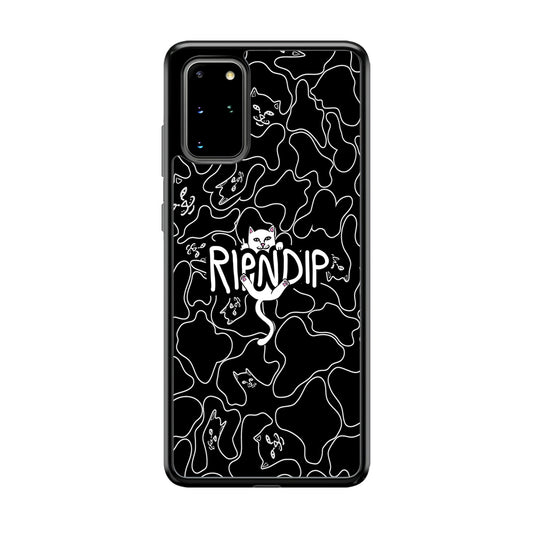 Rip N Dip Black Camo Samsung Galaxy S20 Plus Case | Slim Rubber Case for Samsung Galaxy S20 Plus
