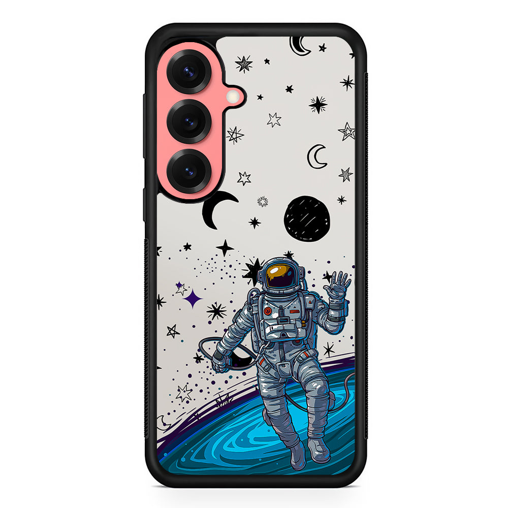 Astronaut Lost in Space Samsung Galaxy S25 Case | Protective Case for Samsung Galaxy S25