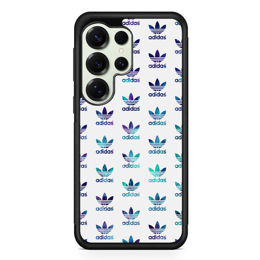Adidas Logo Space Pattern Samsung Galaxy S25 Ultra Case | Durable Rubber Case for Samsung Galaxy S25 Ultra