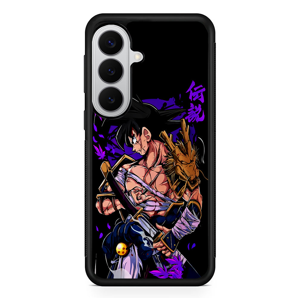 Dragon Ball Z Goku Samurai Samsung Galaxy S26 Case | Protective Rubber Cover