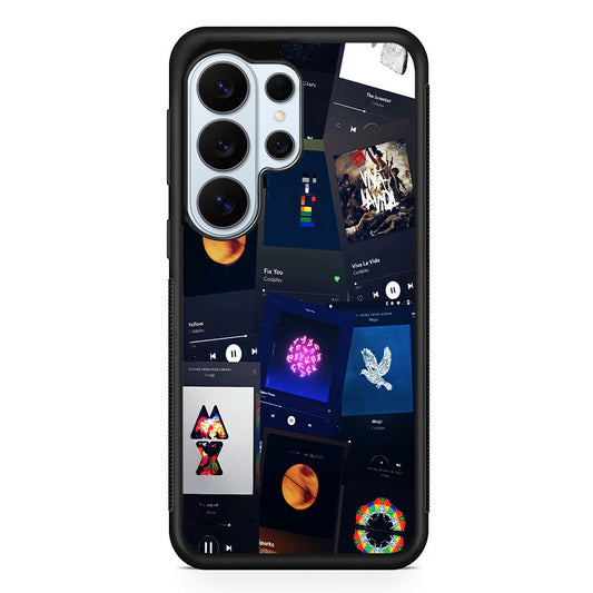 Coldplay Playlist Song Samsung Galaxy S26 Ultra Case | Protective Phone Cover