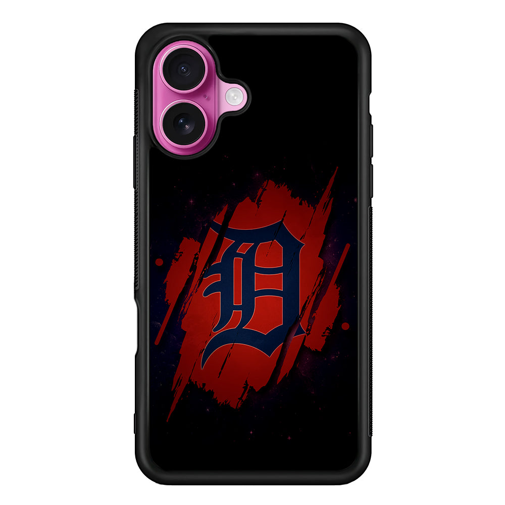 Detroit Tigers Logo iPhone 17 Case | Slim Protective Rubber Phone Cover