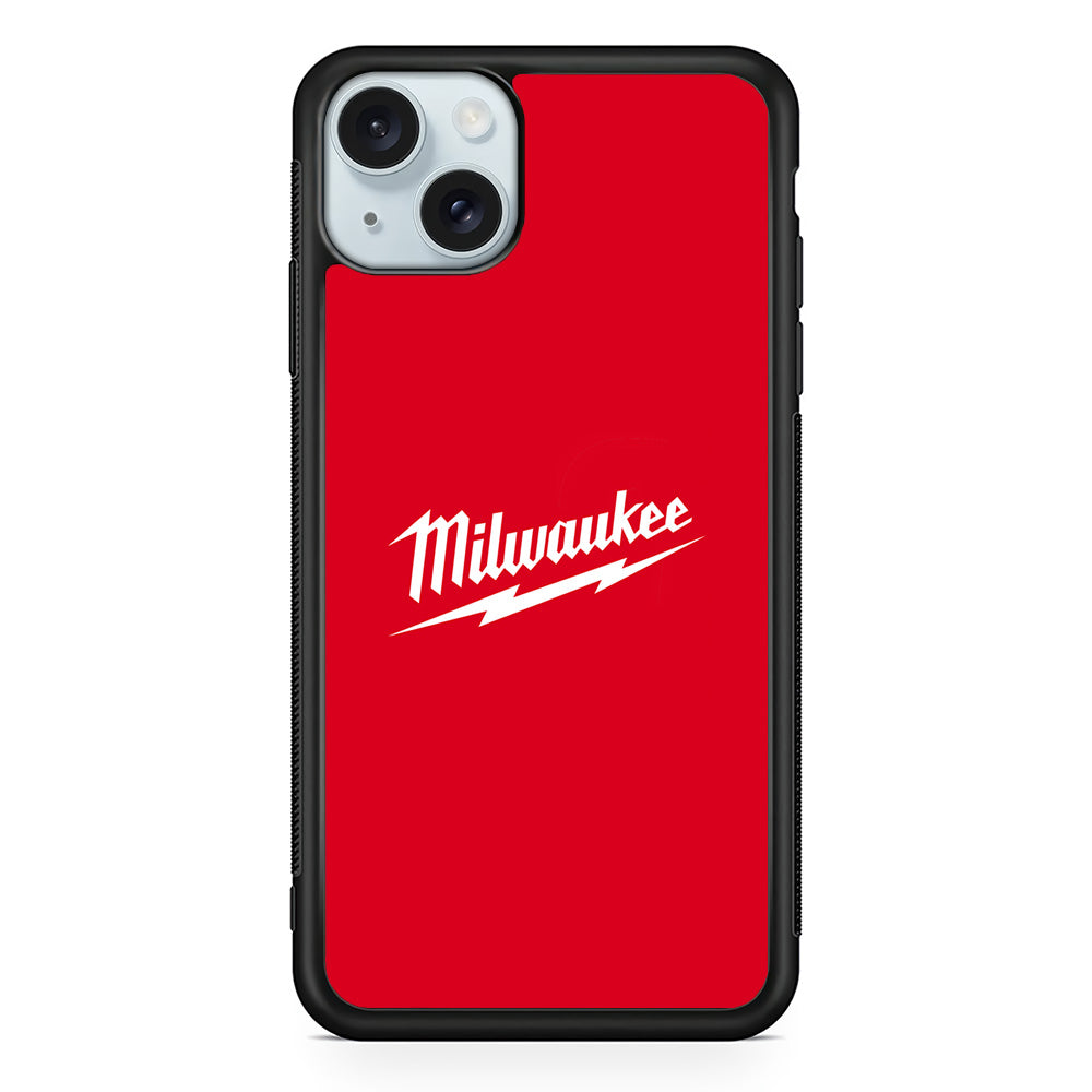 Milwaukee Tool Red Background iPhone 14 Case | Slim Rubber Case for iPhone 14