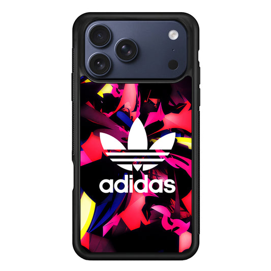 Adidas Logo Colorful Abstract iPhone 17 Pro Max Case | Durable Rubber Case for iPhone 17 Pro Max