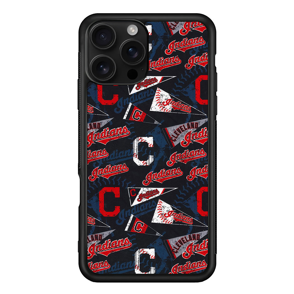 Cleveland Guardians Pattern iPhone 16 Pro Case | Durable Protective Case for iPhone 16 Pro