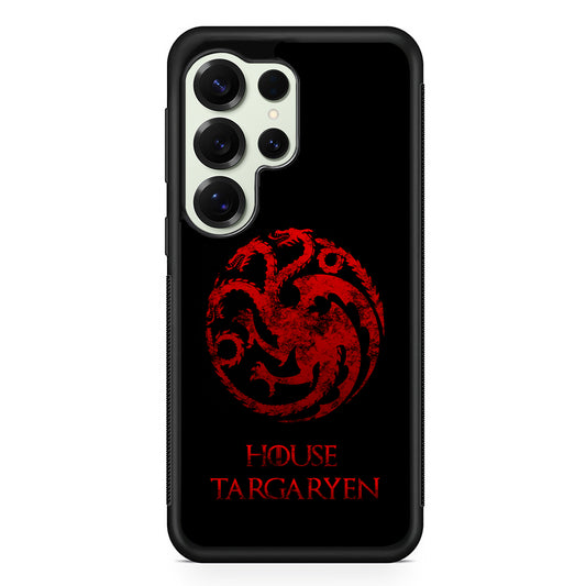 House Targaryen Symbol Samsung Galaxy S25 Ultra Case | Durable Rubber Case for Samsung Galaxy S25 Ultra