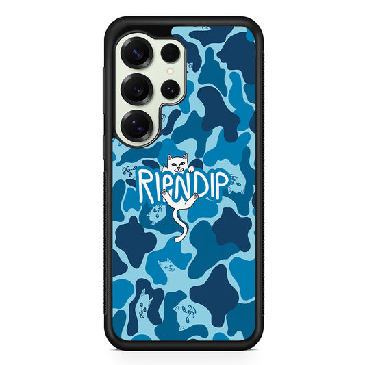 Rip N Dip Blue Camo Samsung Galaxy S25 Ultra Case | Slim Rubber Case for Samsung Galaxy S25 Ultra