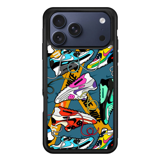 Nike Twister Shoelaces iPhone 17 Pro Max Case | Durable Rubber Case for iPhone 17 Pro Max