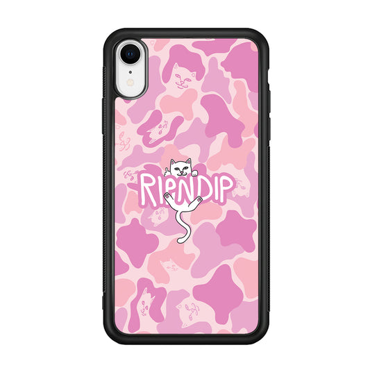 Rip N Dip Pink Camo iPhone XR Case | Slim Rubber Case for iPhone XR