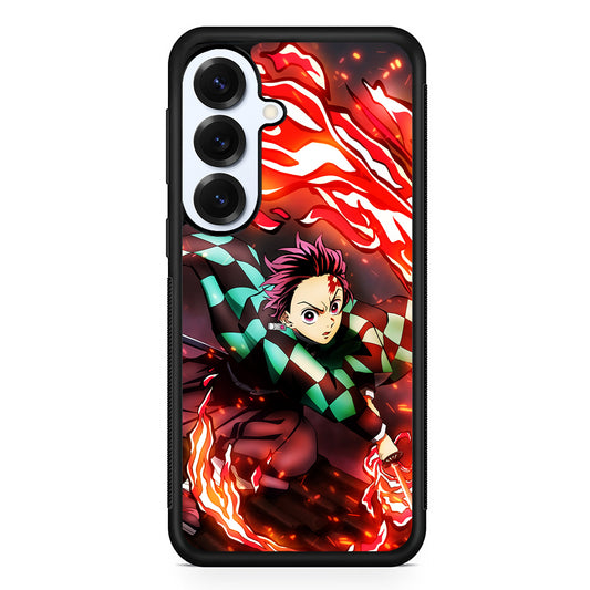 Tanjiro Kamado Demon Slayer Anime Samsung Galaxy S25 Plus Case | Slim Rubber Cover for Samsung Galaxy S25 Plus
