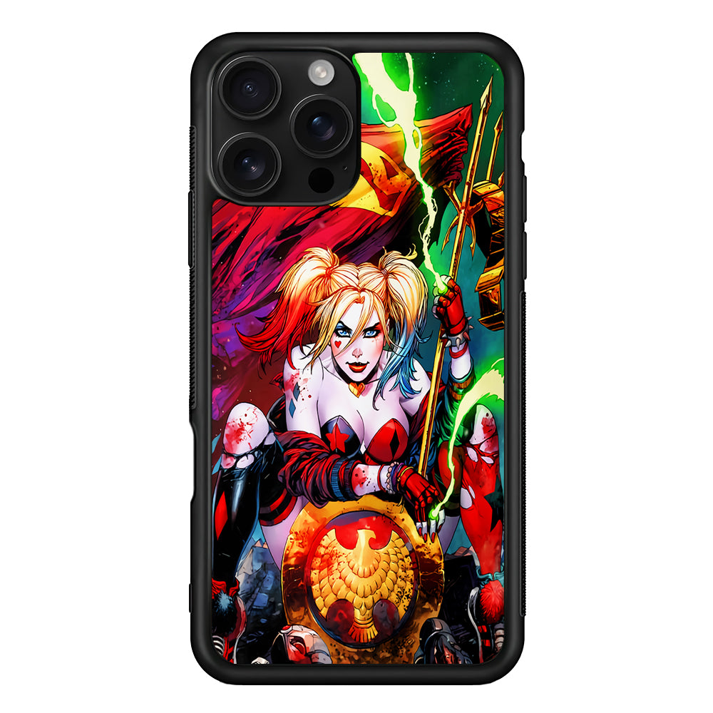 Harley Quinn Superman Flag iPhone 16 Pro Case | Durable Protective Case for iPhone 16 Pro