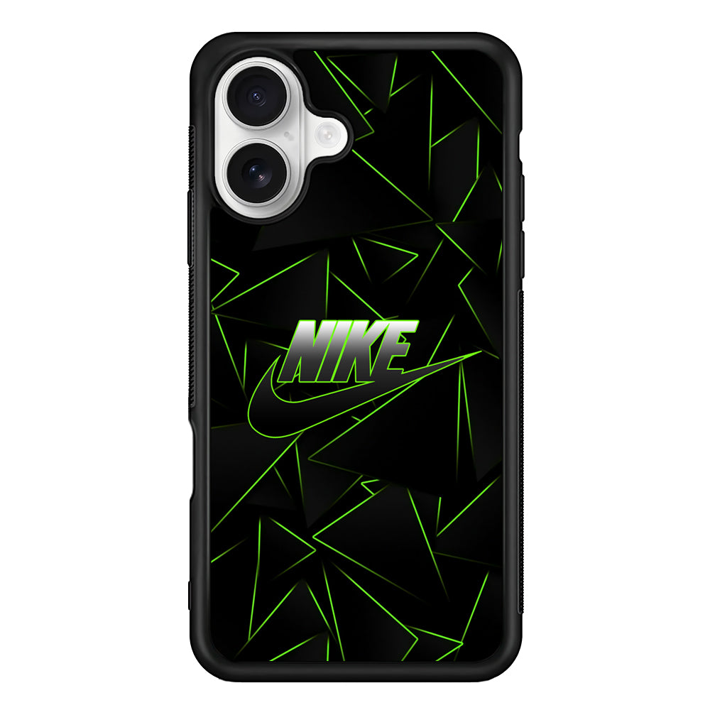 Nike Green Laser Point iPhone 16 Plus Case – Slim Fit Protective Phone Case