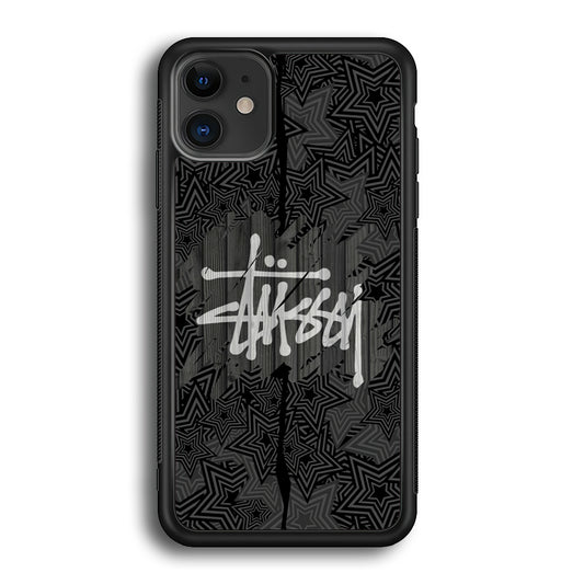 Stussy Star from The Night iPhone 12 Case | Slim Rubber Case for iPhone 12