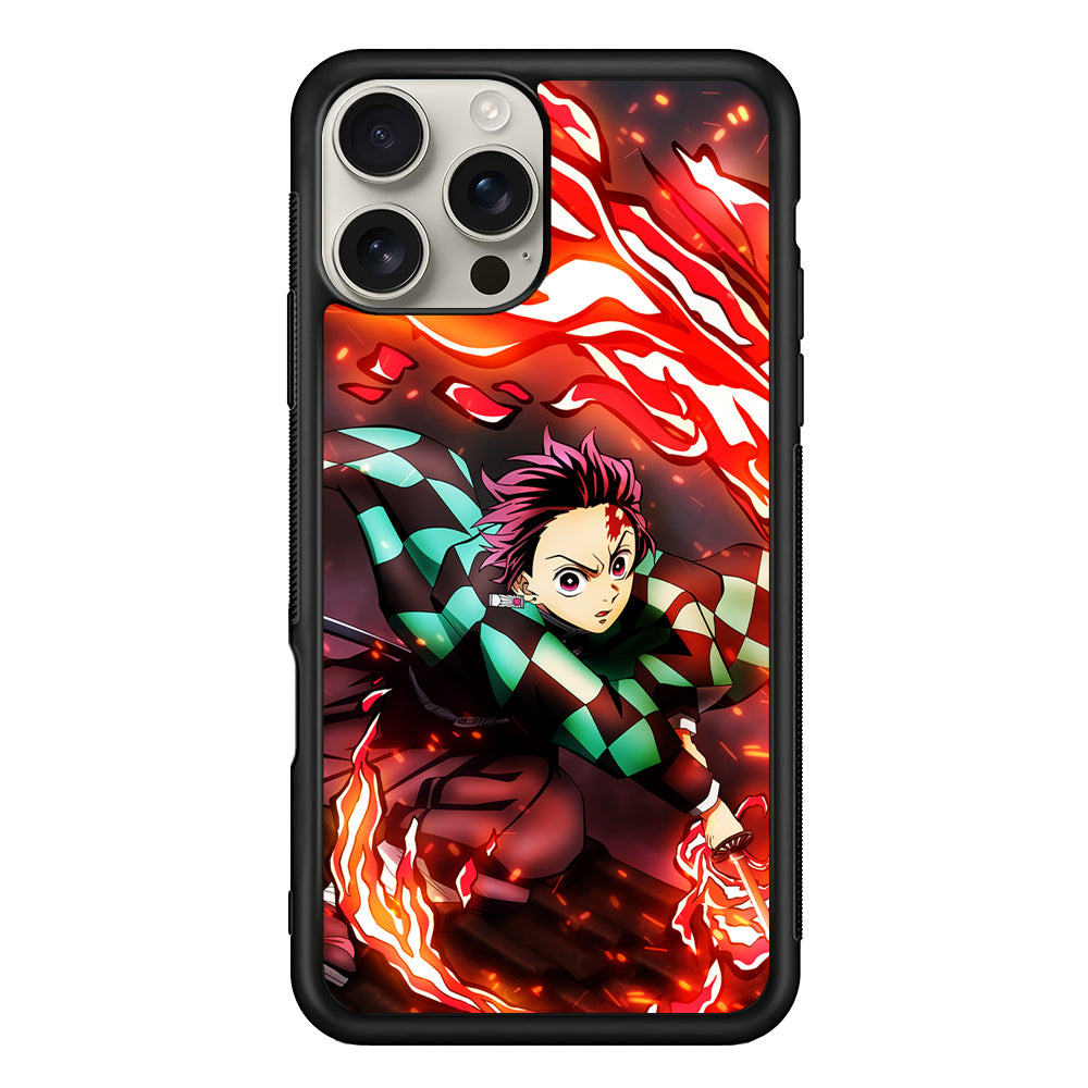 Tanjiro Kamado Demon Slayer Anime iPhone 16 Pro Max Case | Stylish Protective Case for iPhone 16 Pro Max
