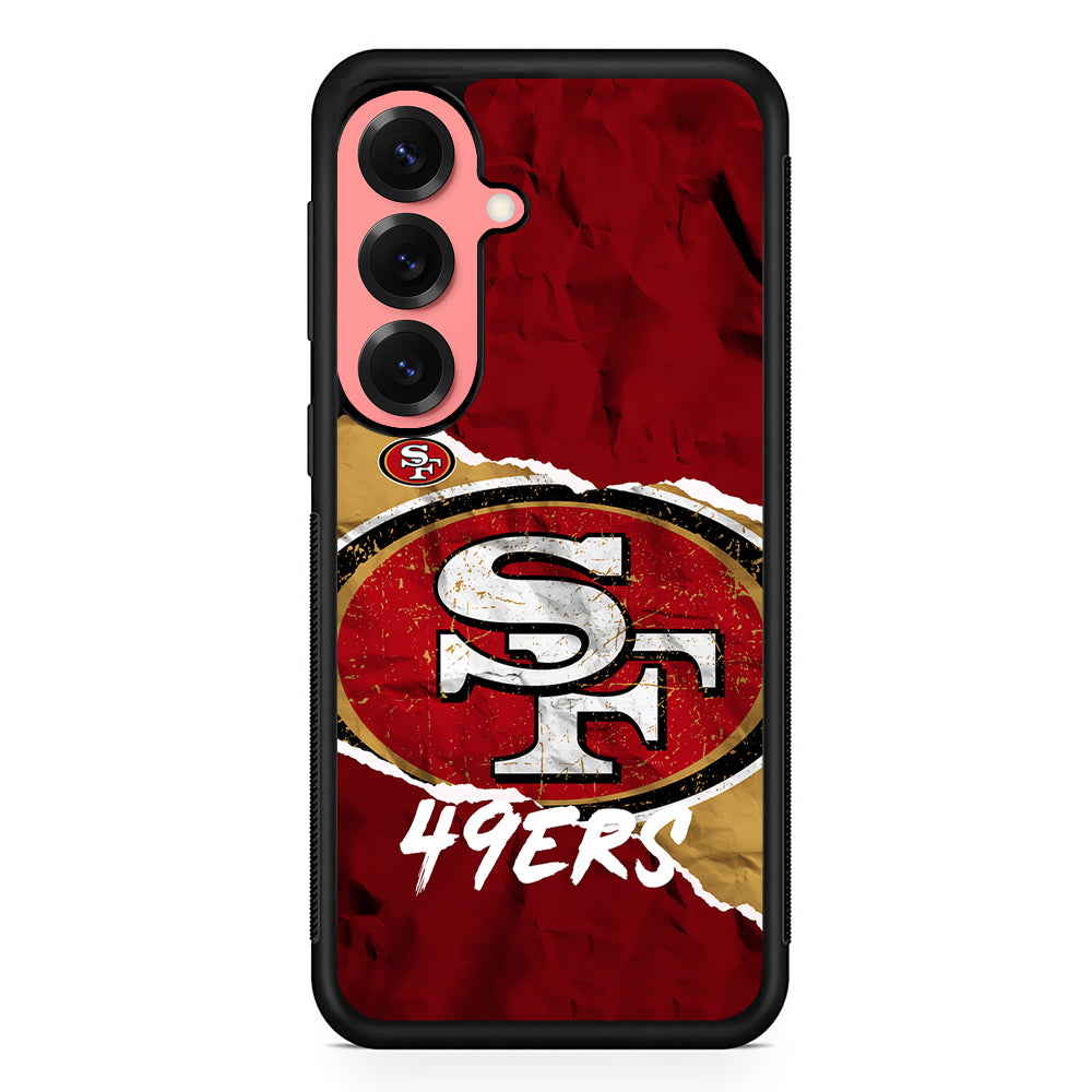 San Francisco 49ers Abstract Samsung Galaxy S25 Case | Protective Case for Samsung Galaxy S25