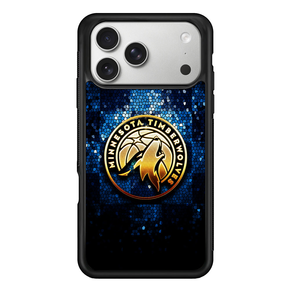Minnesota Timberwolves Gold iPhone 17 Pro Case | Slim Rubber Case for iPhone 17 Pro