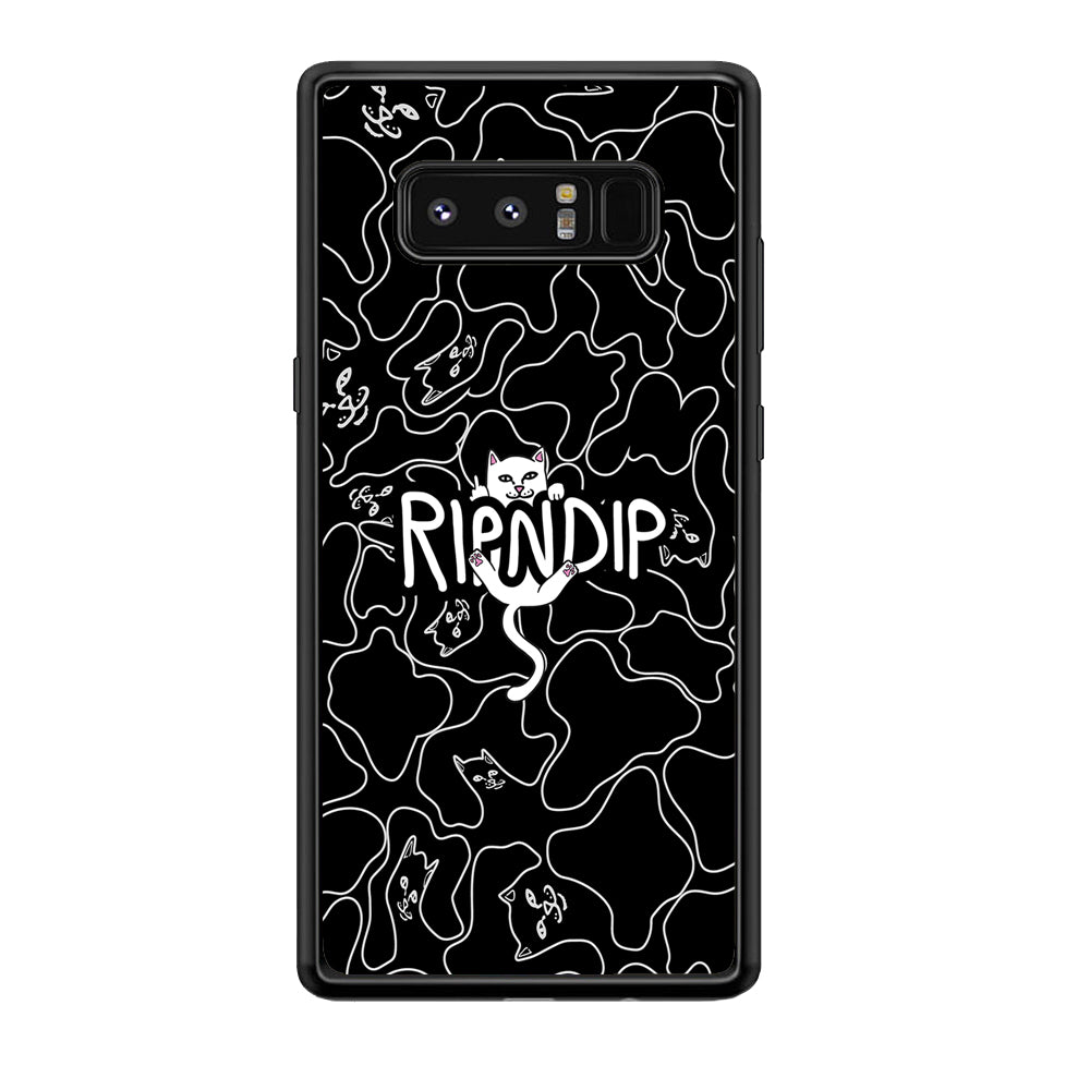 Rip N Dip Black Camo Samsung Galaxy Note 8 Case | Slim Rubber Case for Samsung Galaxy Note 8