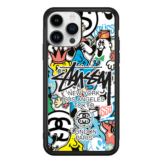 Stussy Doodle Doll iPhone 13 Pro Case | Slim Rubber Case for iPhone 13 Pro