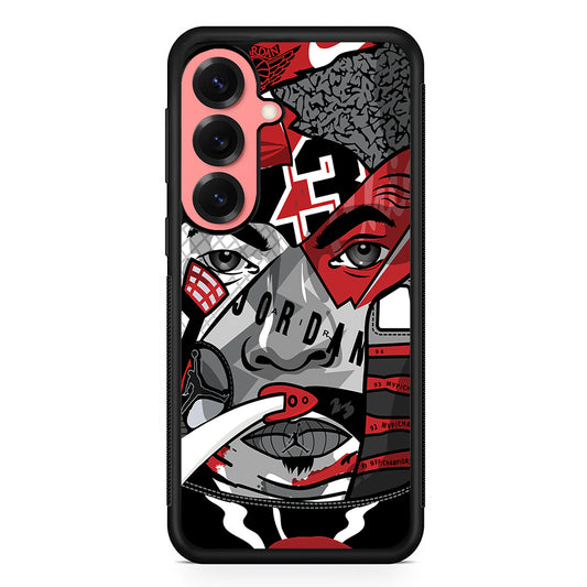 Air Jordan Warrior's Eyes Samsung Galaxy S25 Case | Slim Protective Cover for Samsung Galaxy S25