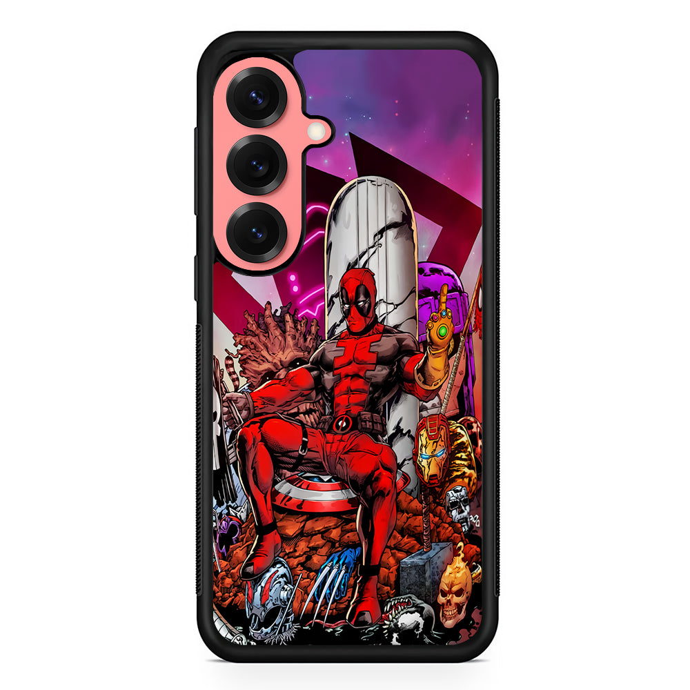 Deadpool Kills Everyone Samsung Galaxy S25 Case | Protective Case for Samsung Galaxy S25