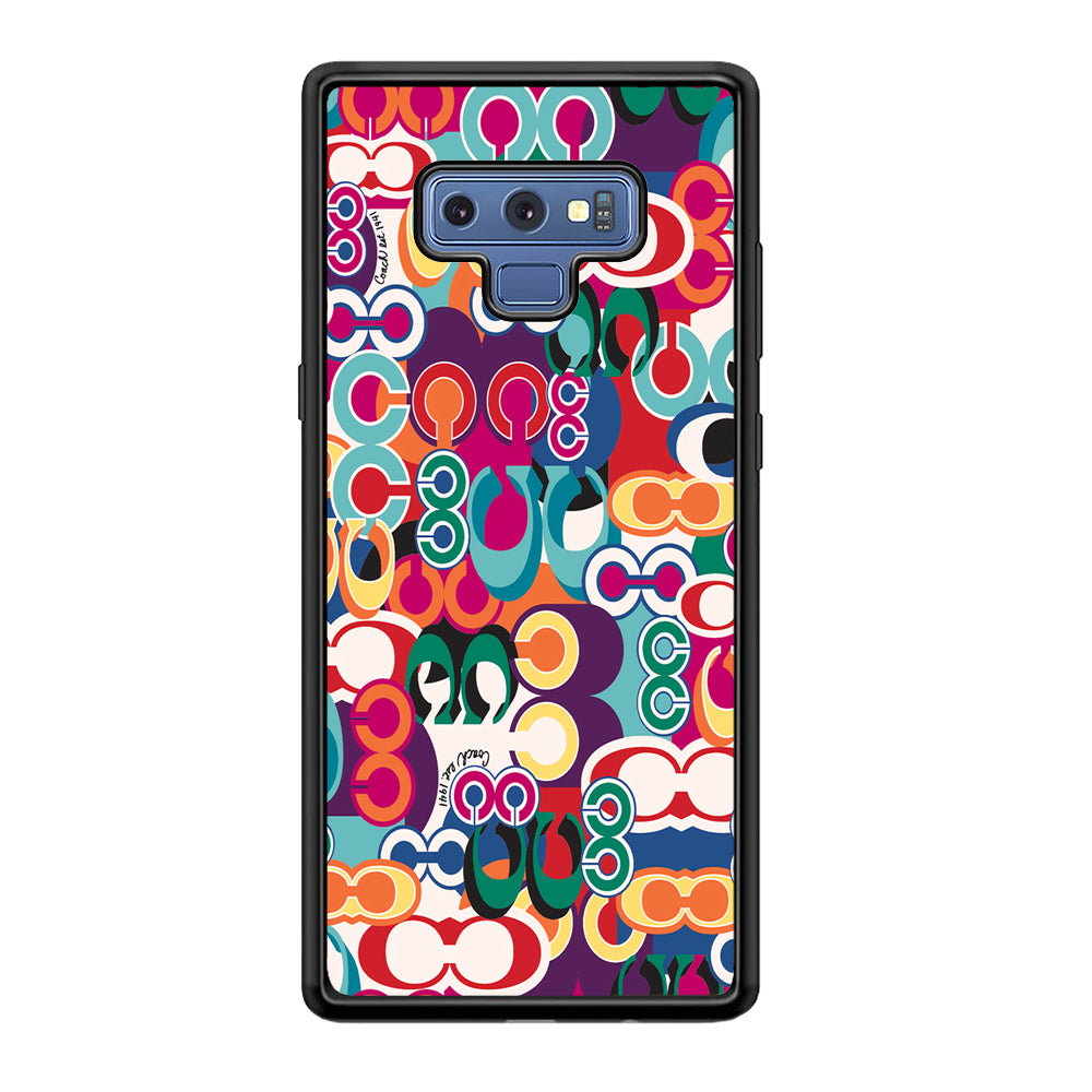 Coach Colorful Samsung Galaxy Note 9 Case | Slim Rubber Case for Samsung Galaxy Note 9