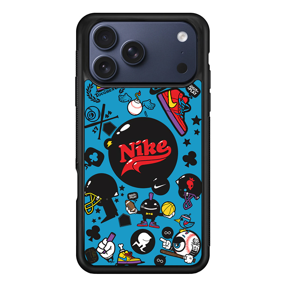 Nike Assembly of Struggle iPhone 17 Pro Max Case | Durable Rubber Case for iPhone 17 Pro Max