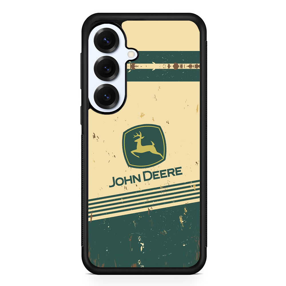John Deere Retro Plaque Samsung Galaxy S25 Plus Case | Slim Rubber Case for Samsung Galaxy S25 Plus