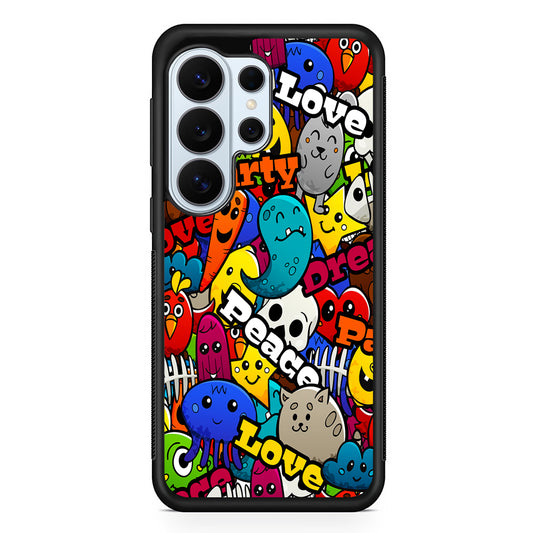 Graffiti Cartoon Abstract Doodle Samsung Galaxy S26 Ultra Case | Protective Phone Cover