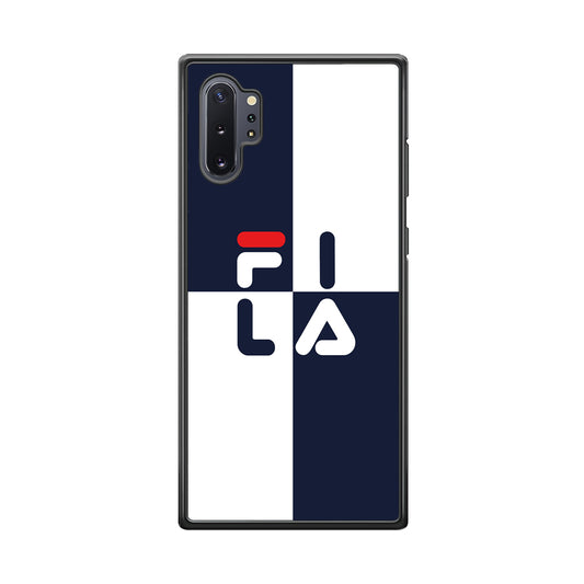 Fila Box Word Samsung Galaxy Note 10 Plus Case | Slim Rubber Case for Samsung Galaxy Note 10 Plus