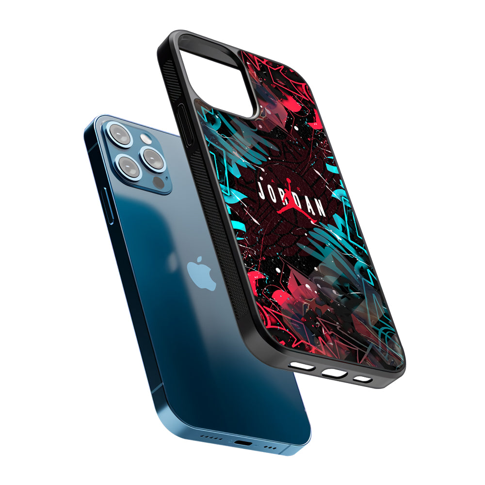 Air Jordan Beauty of Street Art 2D Rubber Phone Case | Slim Protective Phone Case