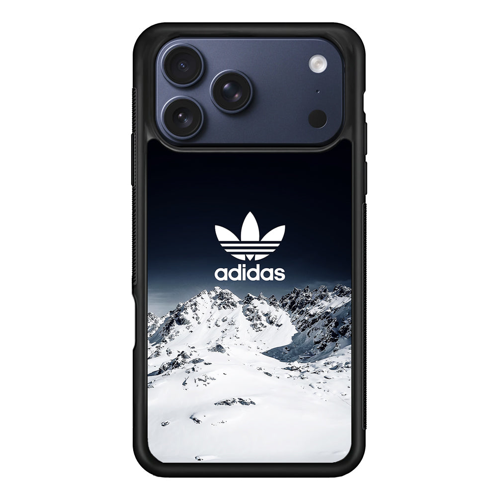 Adidas Logo Winter Snow iPhone 17 Pro Max Case | Durable Rubber Case for iPhone 17 Pro Max