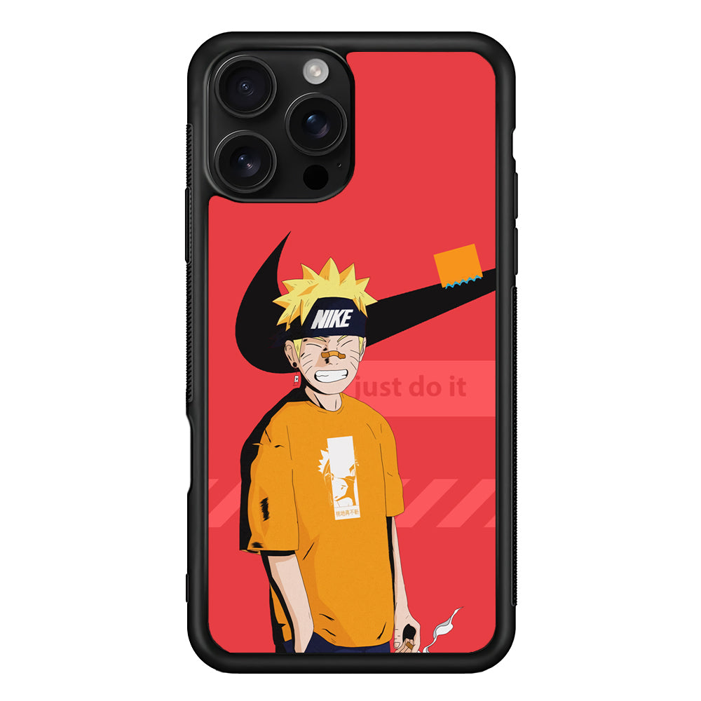 Nike Cover with Naruto iPhone 16 Pro Case - Stylish Protective Cover for iPhone 16 Pro