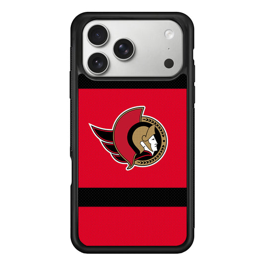 Ottawa Senators Logo iPhone 17 Pro Case | Slim Rubber Case for iPhone 17 Pro