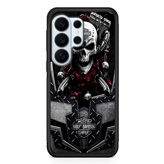 Harley Davidson Skull Art Samsung Galaxy S26 Ultra Case | Protective Phone Cover