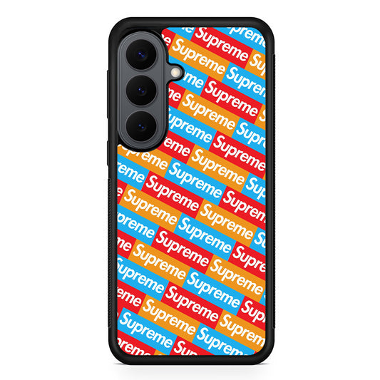 Supreme Colorful Samsung Galaxy S26 Plus Case | Slim Rubber Case for Samsung Galaxy S26 Plus
