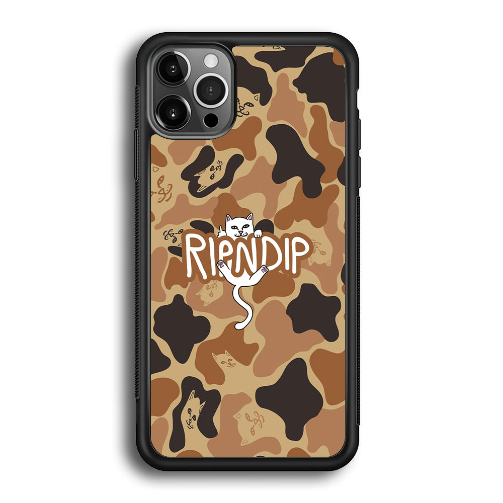 Rip N Dip Brown Camo iPhone 12 Pro Max Case | Slim Rubber Case for iPhone 12 Pro Max