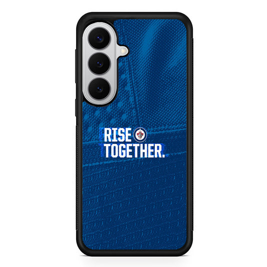 Winnipeg Jets Rise Together Samsung Galaxy S26 Case | Protective Rubber Cover