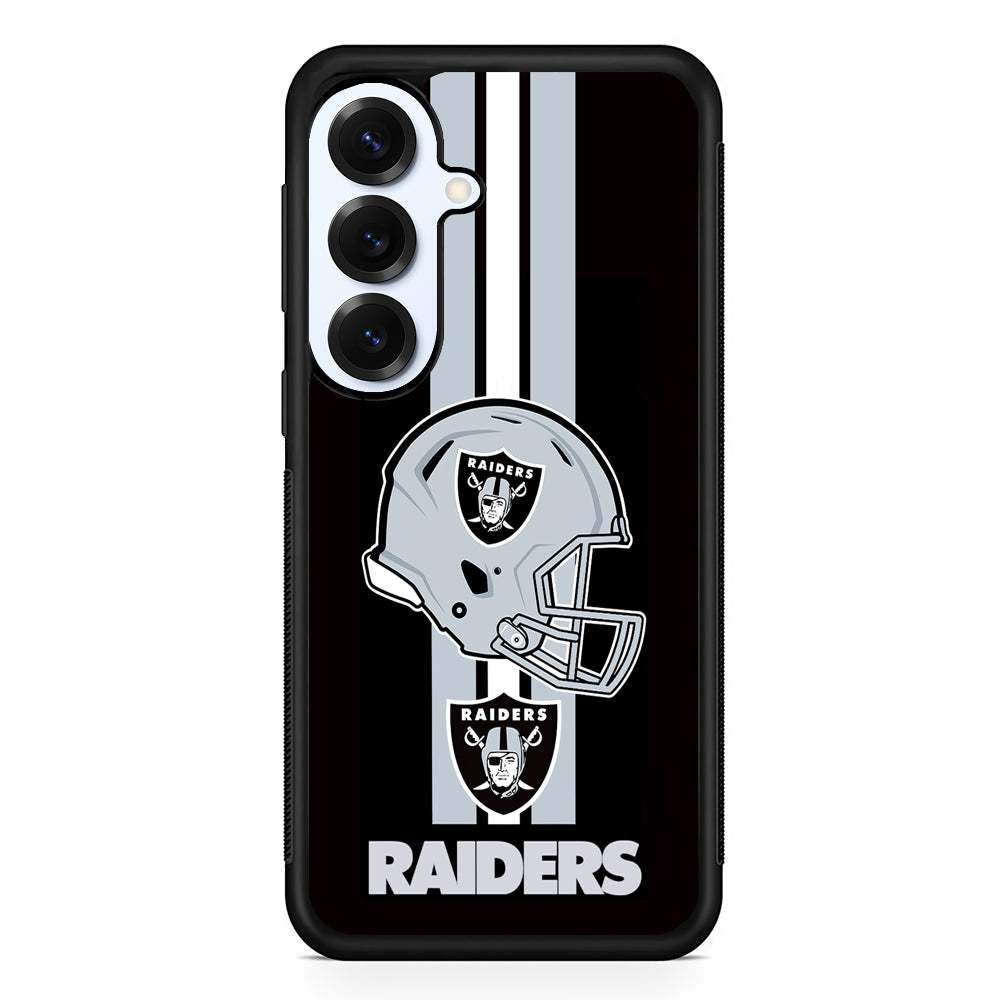 Las Vegas Raiders Helmet Samsung Galaxy S25 Plus Case | Slim Rubber Cover for Samsung Galaxy S25 Plus