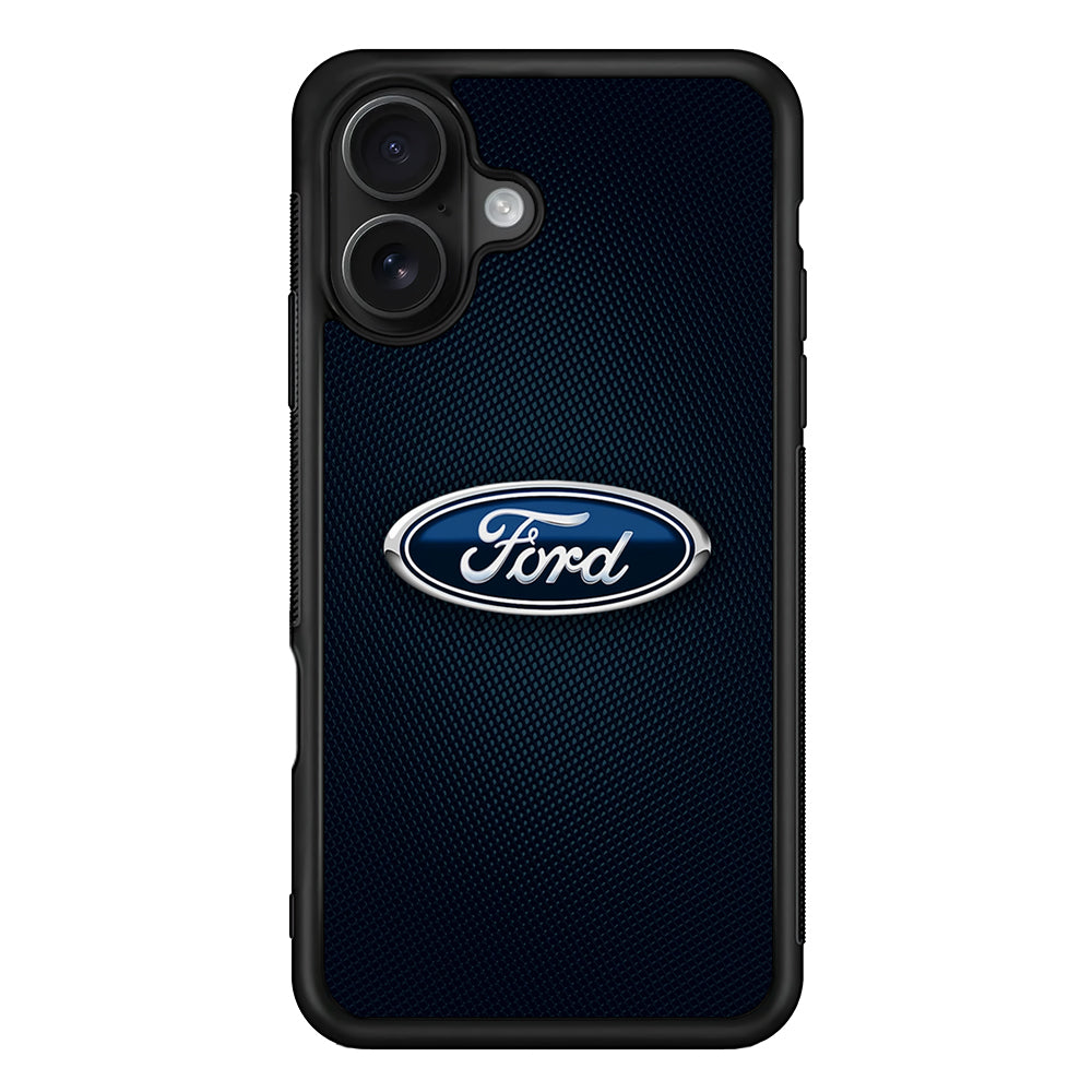 Ford Legend of Performance iPhone 16 Case | Slim Rubber Case for iPhone 16
