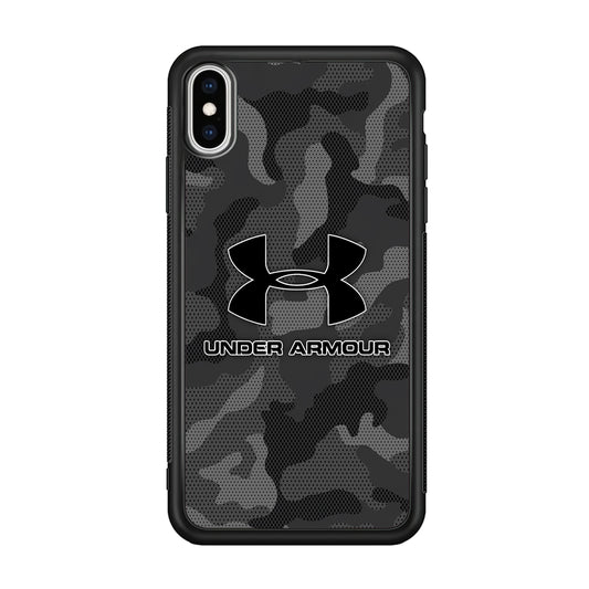 Under Armour Black Camo iPhone Xs Max Case | Slim Rubber Case for iPhone Xs Max